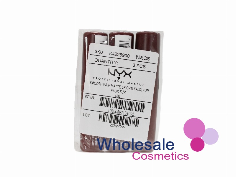 9 x NYX Professional Makeup Smooth Whip Matte Lip Cream - 06 FAUX FUR